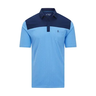 Men's Jacquard Short Sleeve Polo