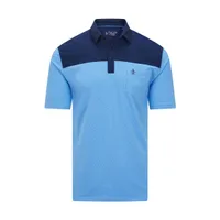 Men's Jacquard Short Sleeve Polo