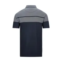 Men's Birdseye Block Short Sleeve Polo