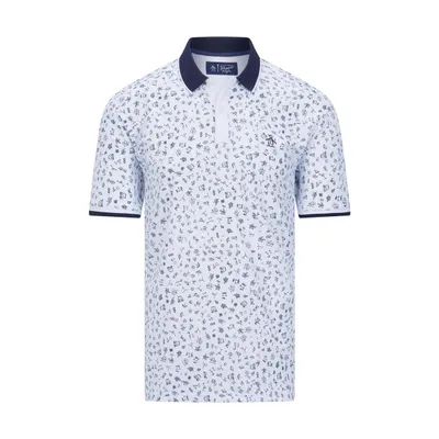 Men's Clubhouse Printed Short Sleeve Polo