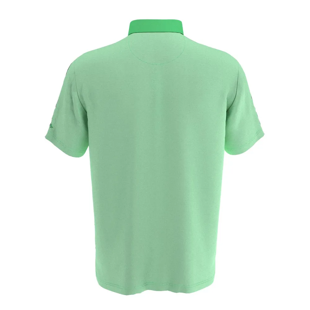 Men's Birdseye Colourblock Short Sleeve Polo