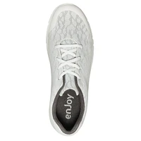 Women's Enjoy Spikeless Golf Shoe - White/Grey