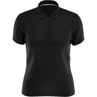 Women's All Over Printed Polka Dot Short Sleeve Polo