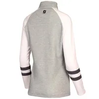 Women's Raglan Colourblock Full Zip Sweater