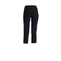 Women's Black Circle Jacquard Crop Pant