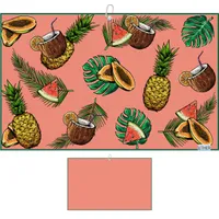 Tropical Holiday Microfiber Cart Towel