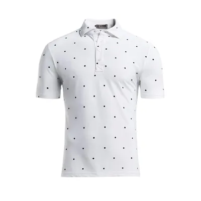 Men's Dots Short Sleeve Polo