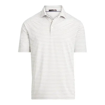 Men's Featherweight Stripe Airflow Short Sleeve Polo