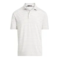 Men's Featherweight Stripe Airflow Short Sleeve Polo