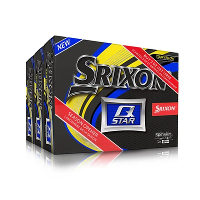 Q-Star 2+1 Promo Pack Golf Balls - Yellow