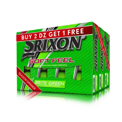 Soft Feel Brite Season Opener 2+1 Golf Balls