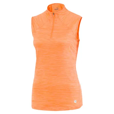 Women's Daily Golf Mockneck Sleeveless Top