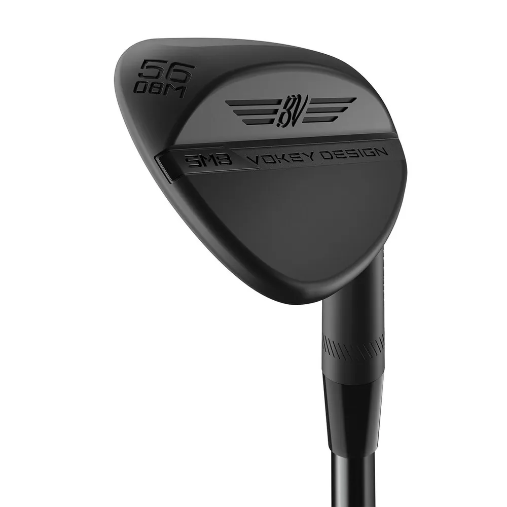 SM8 All Black Limited Edition Wedge with Steel Shaft