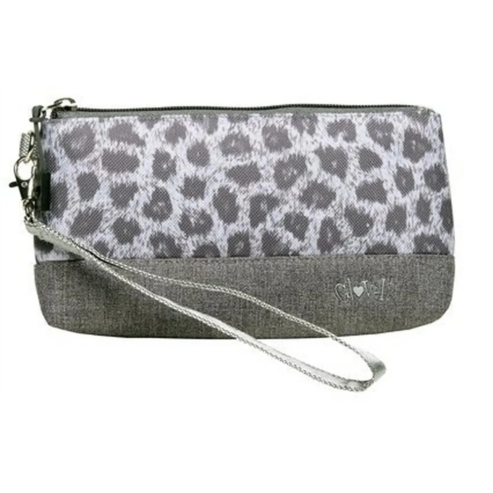 Snow Leopard Wristlet