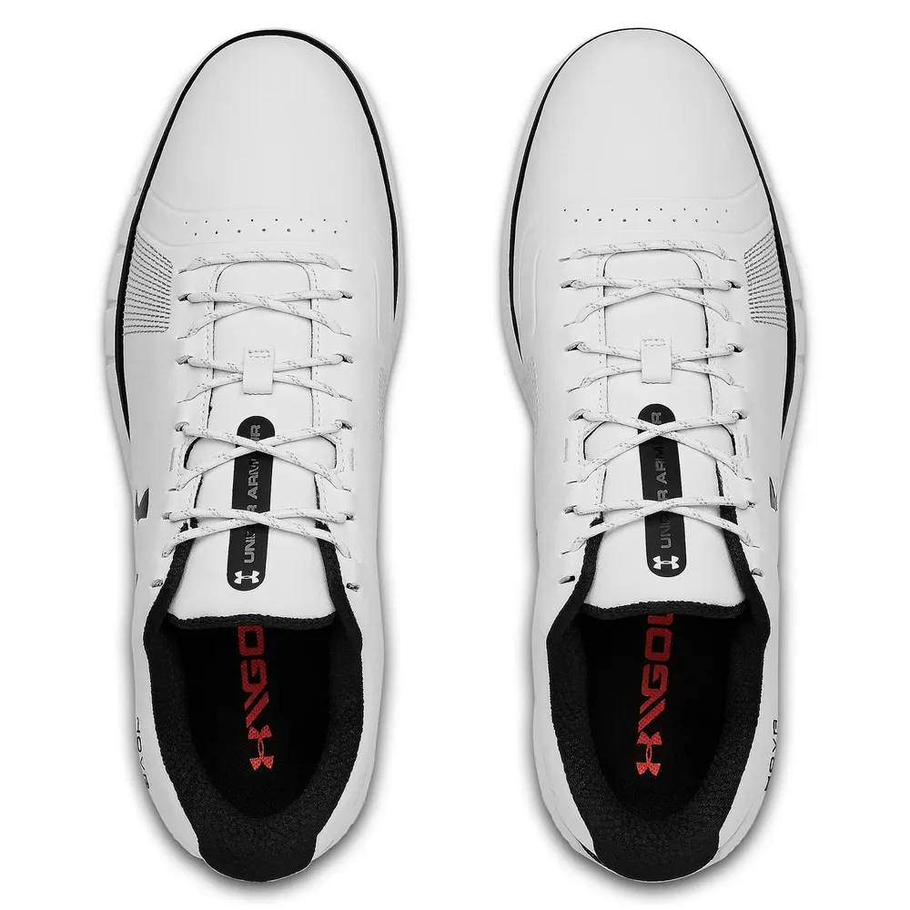 Men's HOVR Fade Spikeless Golf Shoe - White