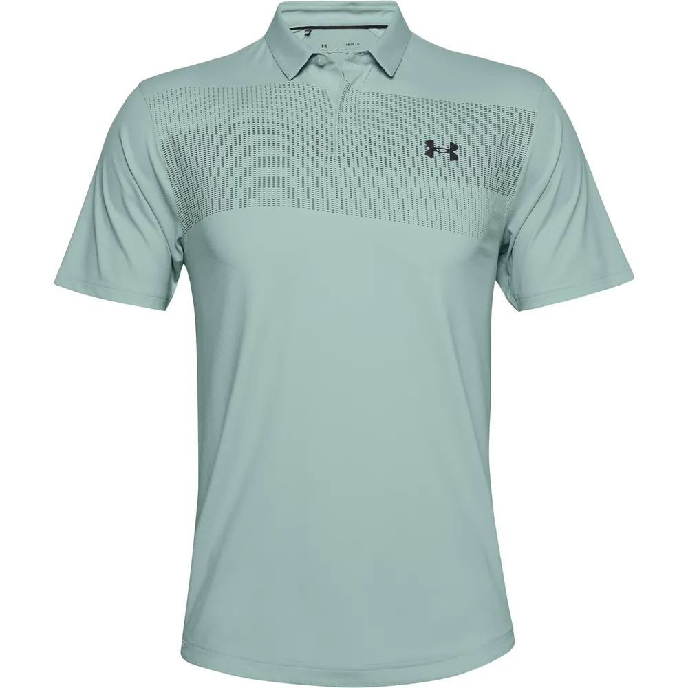 Men's Iso-Chill Chest Graphic Short Sleeve Polo