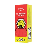 Chromesoft Truvis Play Yellow Golf Balls