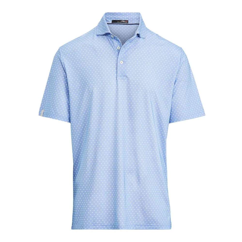 Men's Printed Lightweight Airflow Short Sleeve Polo