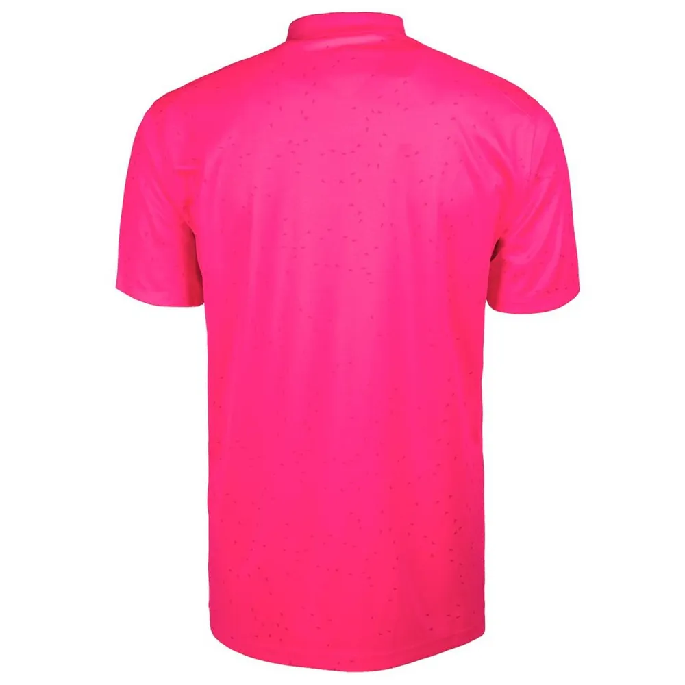 Men's Dri-Fit Victory Micro Print Short Sleeve Polo