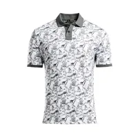 Men's Toile Short Sleeve Polo