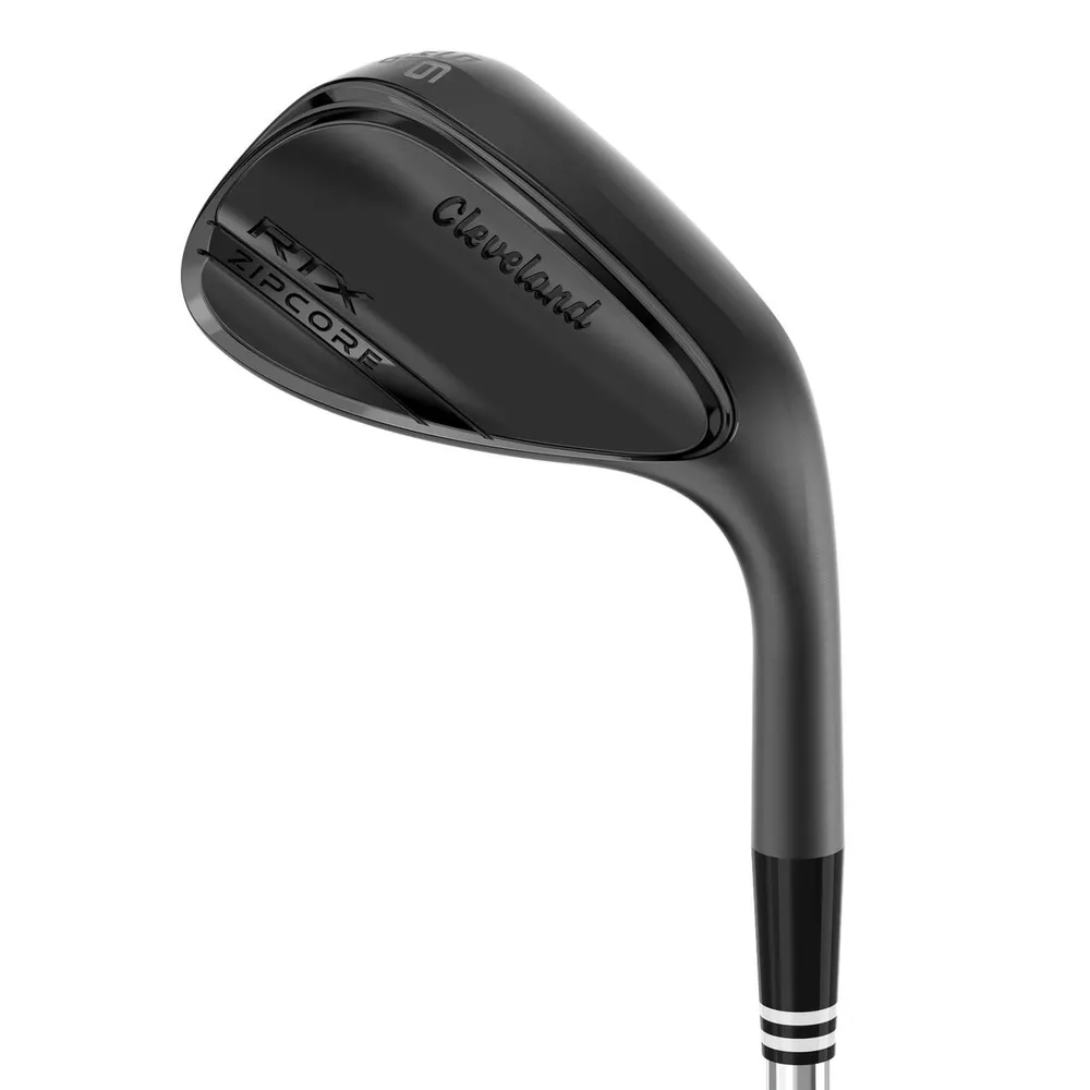 RTX Zipcore Black Satin Wedge with Steel Shaft