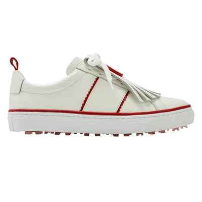 Women's Kiltie Disruptor Limited Edition Spikeless Golf Shoe - White/Red