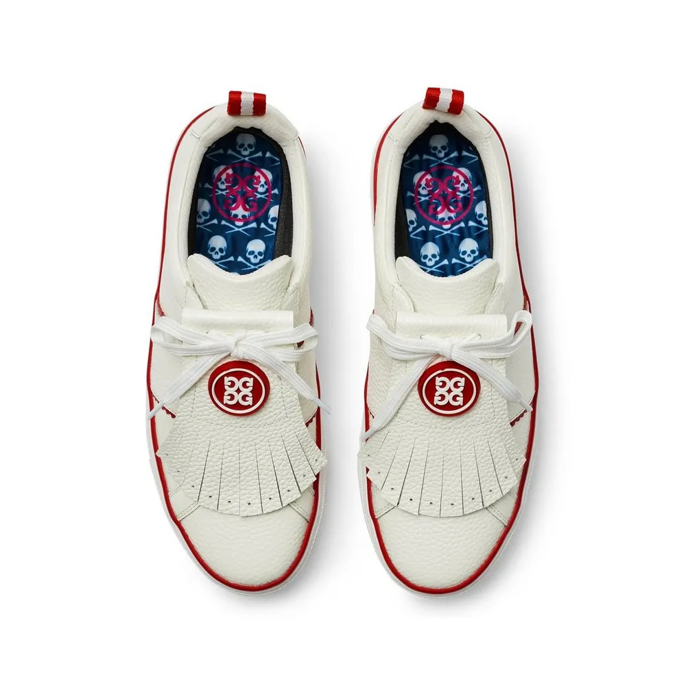 Women's Kiltie Disruptor Limited Edition Spikeless Golf Shoe - White/Red