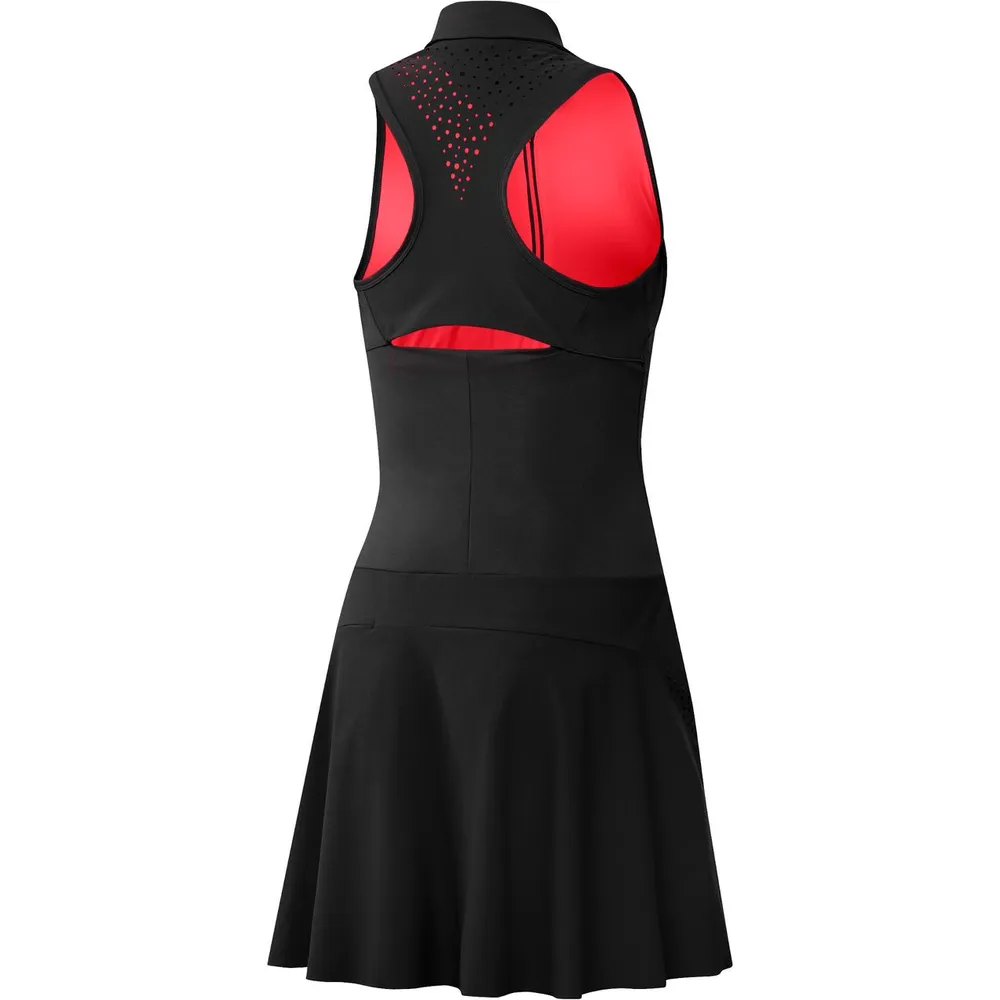 Women's Perforated Sleeveless Dress