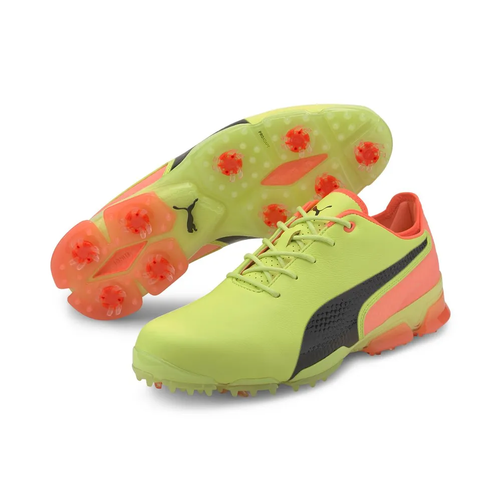 Men's Ignite ProAdapt Rise Up Spiked Golf Shoe - Yellow/Orange/Black