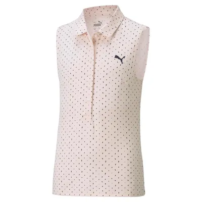 Girl's Cloudspun SL Polka Sleeveless Polo