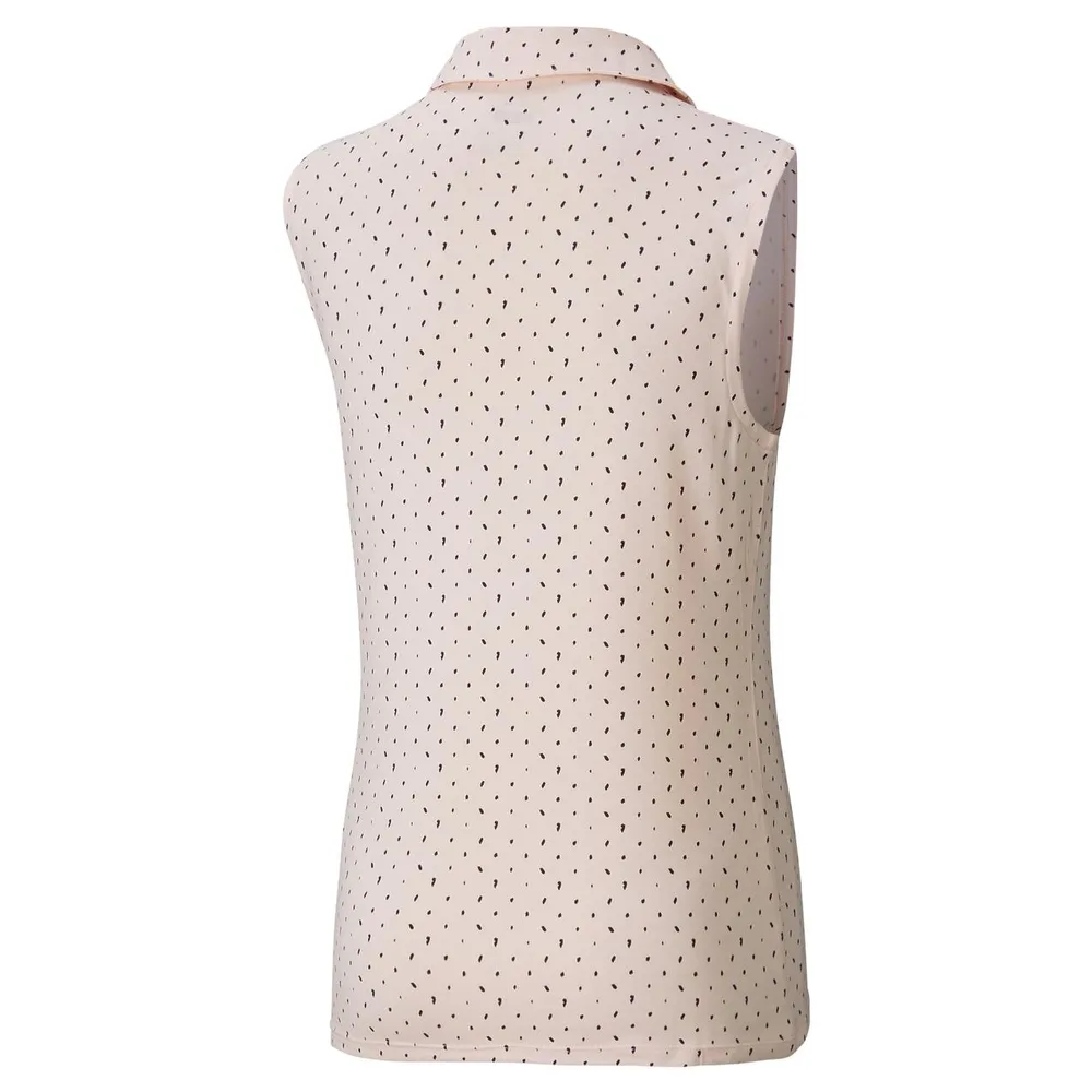 Girl's Cloudspun SL Polka Sleeveless Polo