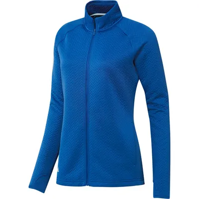 Women's Textured Layer Full Zip Sweater