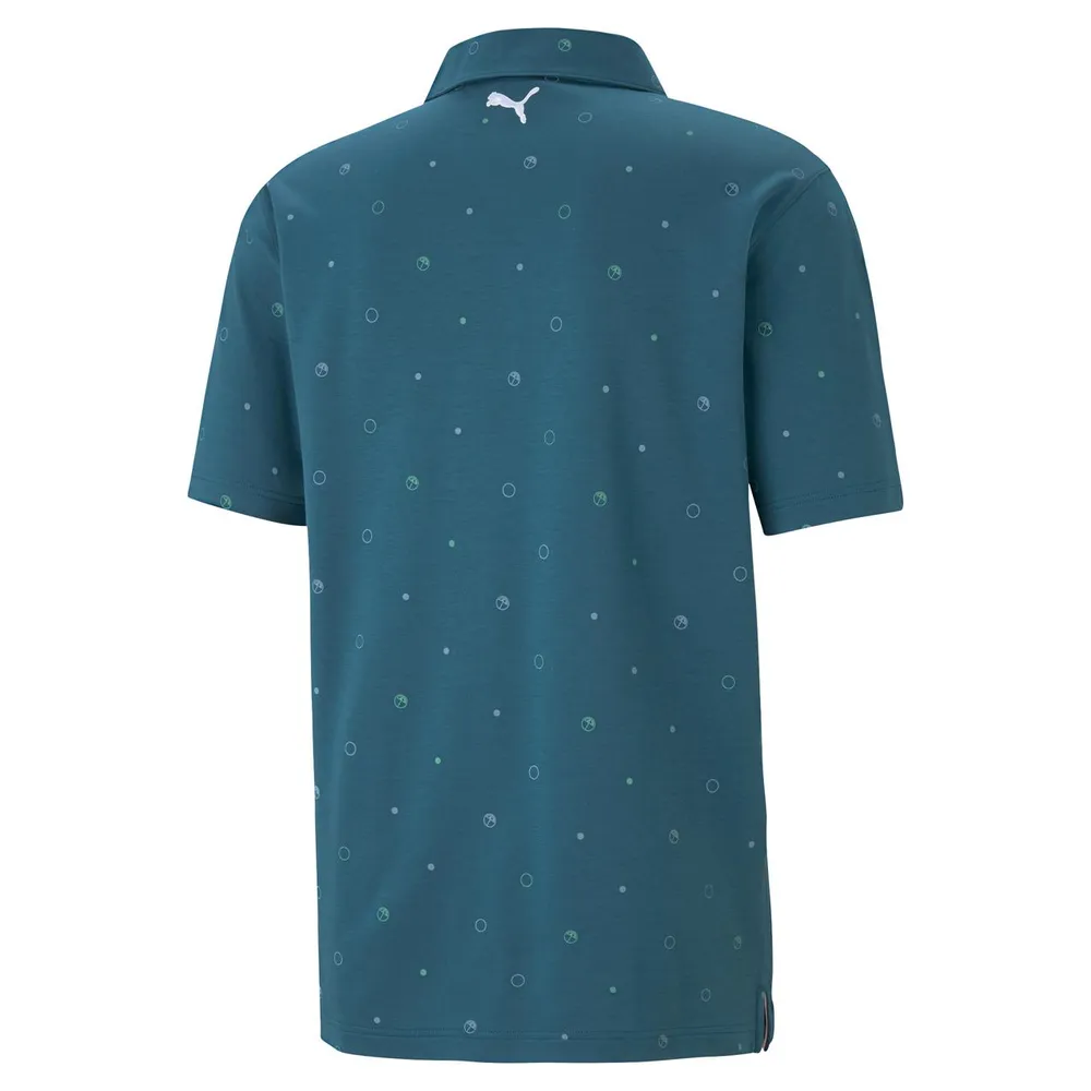 Men's AP Legacy Print Short Sleeve Polo