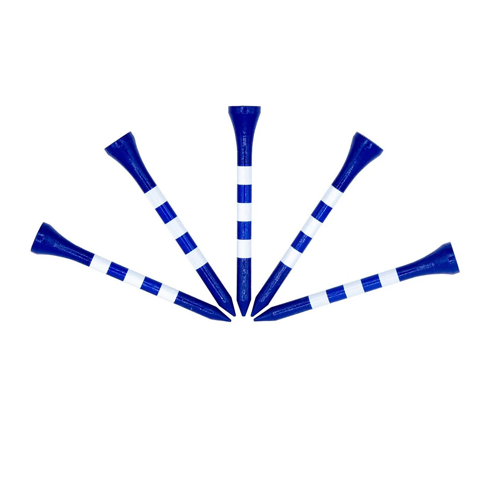 Navy 3/4 Inch Tees With White Stripes (100 Count