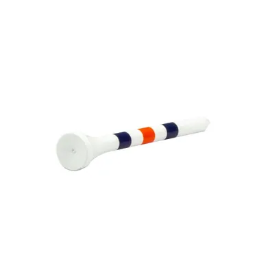 3 /4 Inch Tees With Blue & White Stripes (100 Count