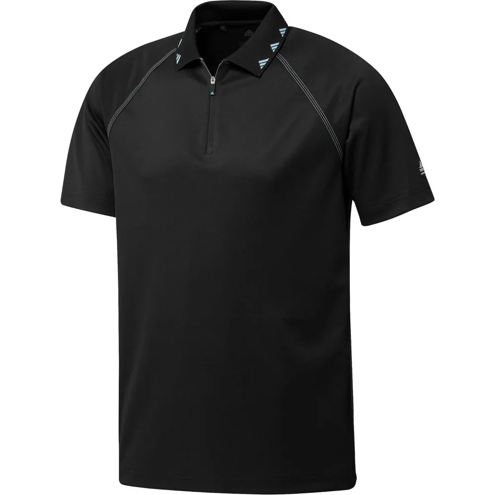 Men's Equipment Zip Short Sleeve Polo