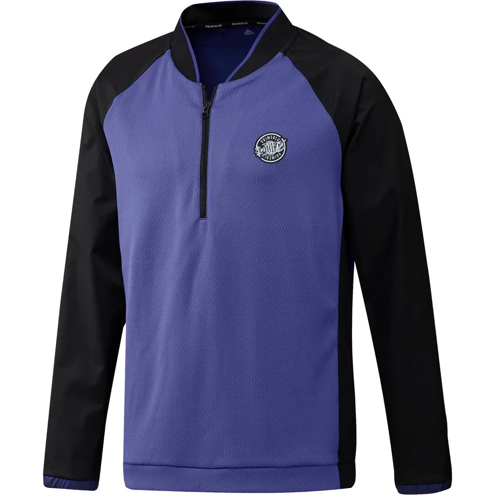 Men's Prime Blue 1/4 Zip Wind Pullover