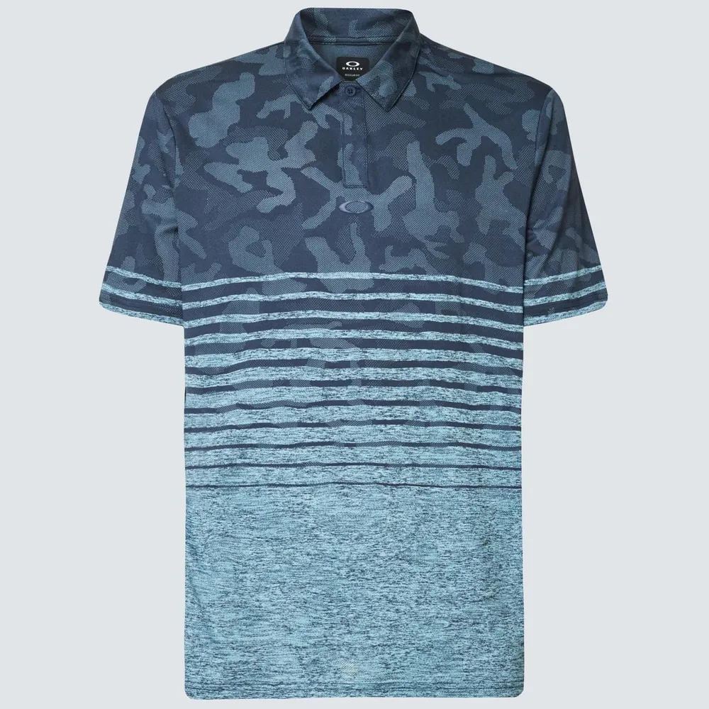 Men's Camo Stripe Short Sleeve Polo