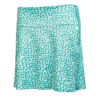 Women's UV Grid Print 17 Inch Skort