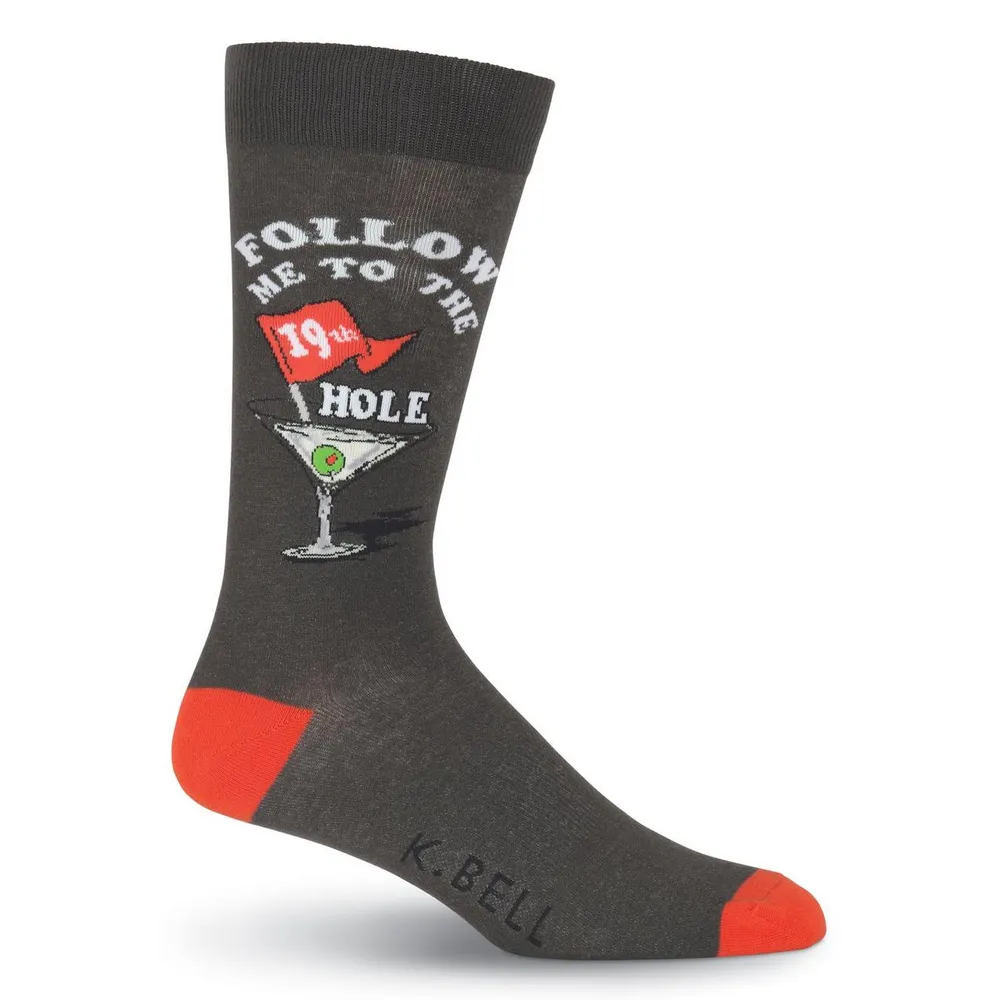 Men's 19th Hole Crew Sock