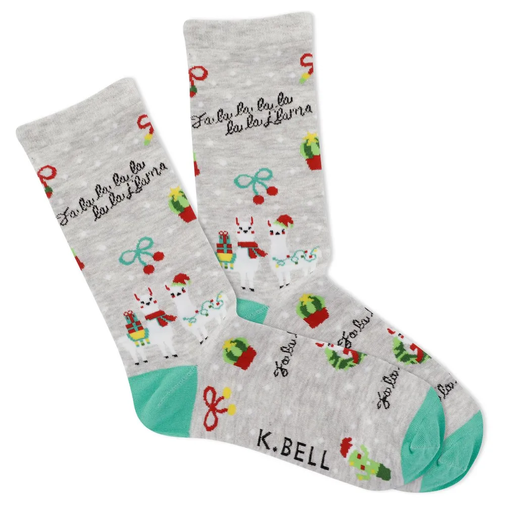 Women's FaLaLaLaLlama Crew Sock