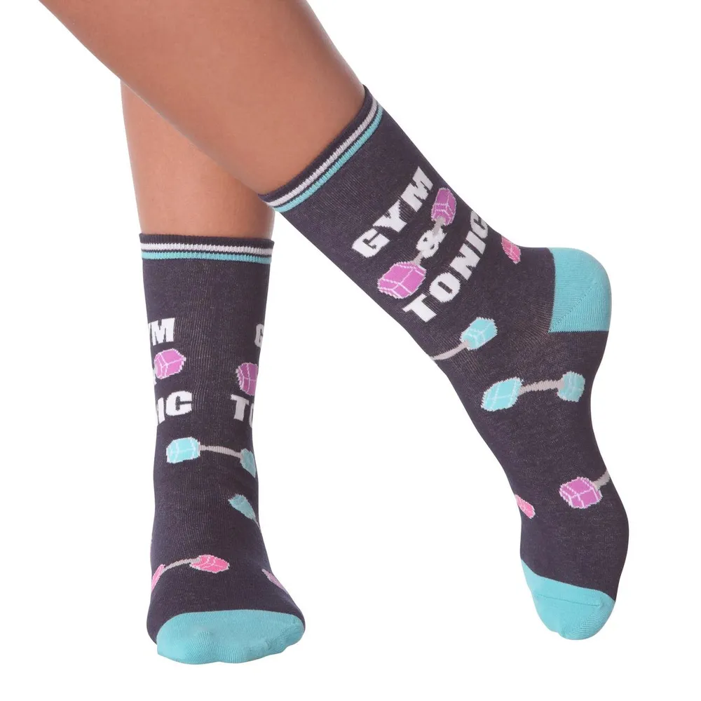 Women's Gym N Tonic Crew Sock