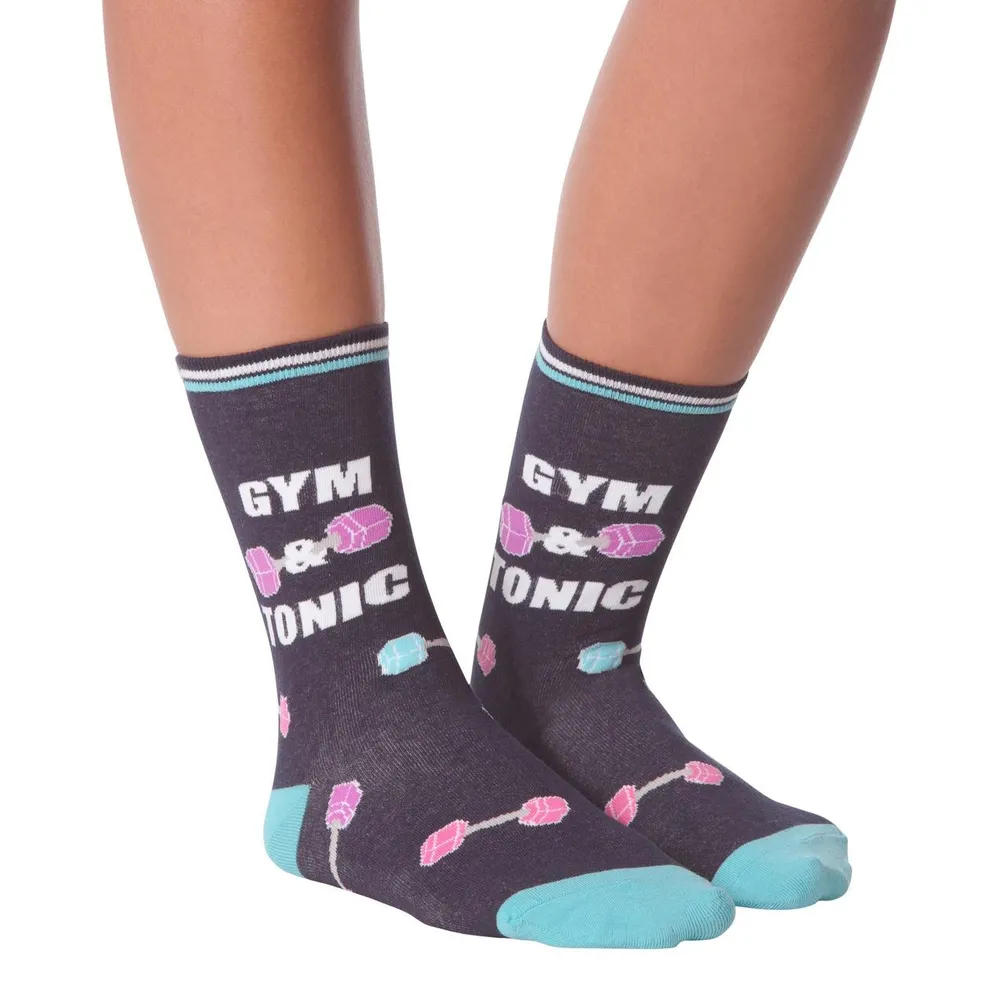 Women's Gym N Tonic Crew Sock