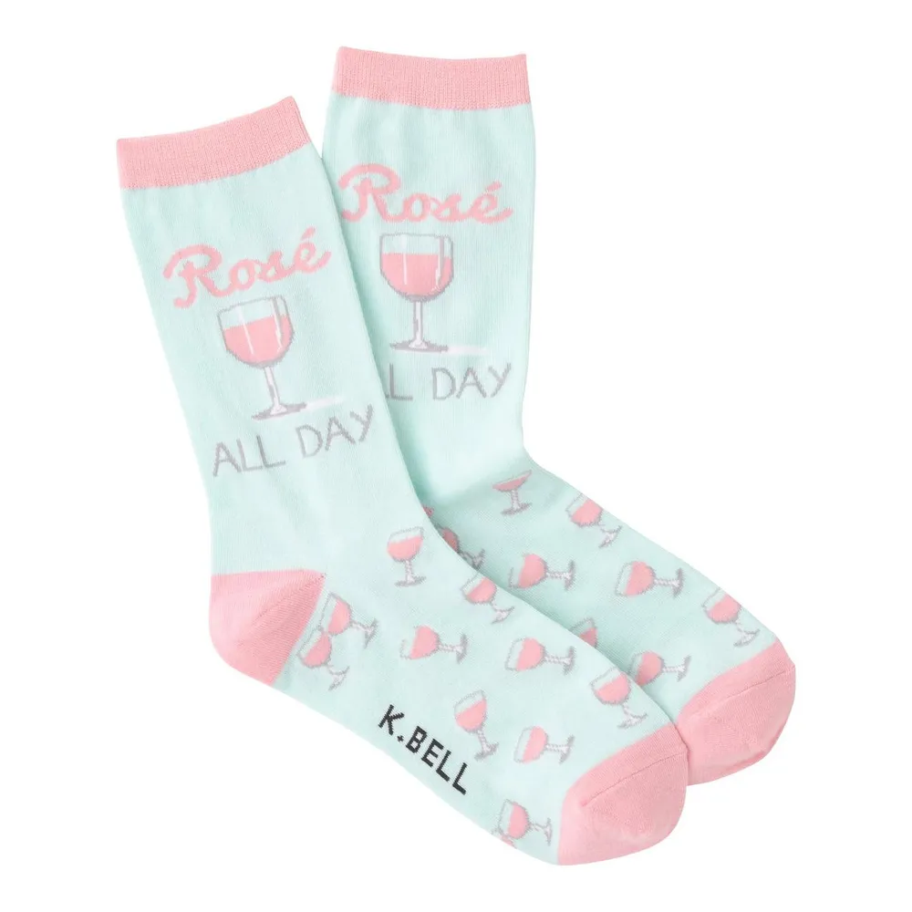 Women's Rose All Day Crew Sock