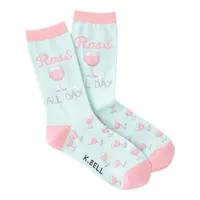 Women's Rose All Day Crew Sock