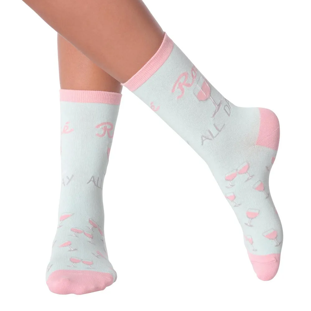 Women's Rose All Day Crew Sock