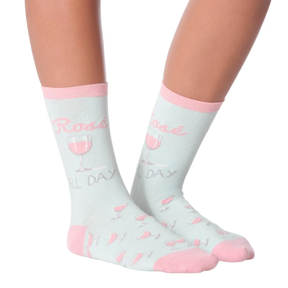 Women's Rose All Day Crew Sock