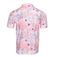 Men's Hawaiin Blossom Short Sleeve Polo