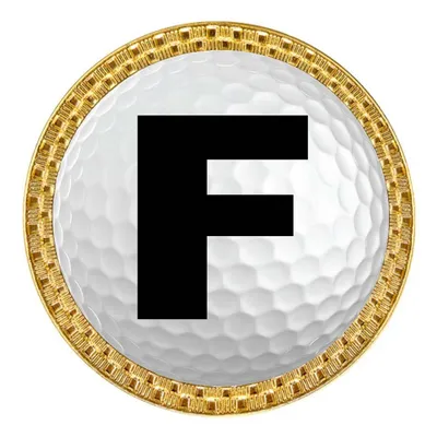 Novelty Lettered Ball Marker