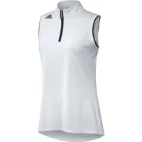 Women's Gardient Quarter Zip Sleeveless Polo